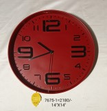 7675-1-PLASTIC WALL CLOCK