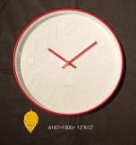 6187-PLASTIC WALL CLOCK