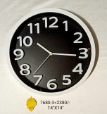 7680-3-PLASTIC WALL CLOCK