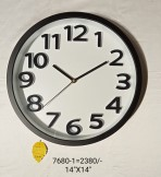 7680-1-PLASTIC WALL CLOCK