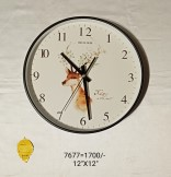 7677-PLASTIC WALL CLOCK